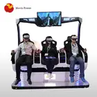 Movie Power Self-Developed Software 9d Vr 3 Cinema Chairs Movie Video Game Machine Virtual Reality Simulator Equipment