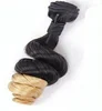 Loose wave Hair Brazilian Hair Weave Bundles with Human Hair Natural Black Mslynn