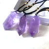 Wholesale Natural Amethyst Quartz crystal Double Points Gemstone Crystal Pendant