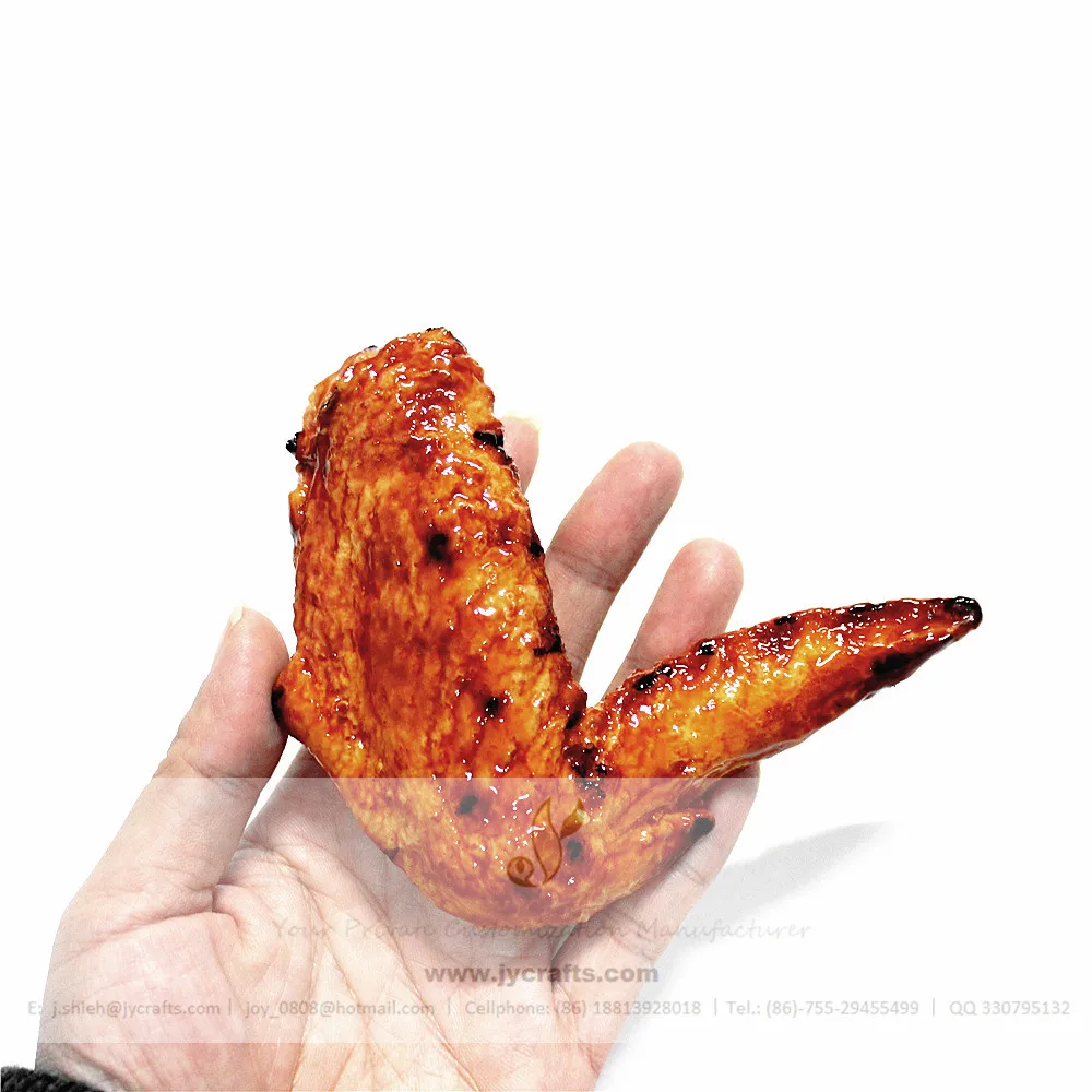 Realistic Fake Food Grilled Chicken Wing For Decoration Buy