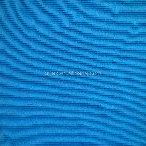 polyeser spandex fabric ottoman single jersey