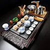 A whole set of kungfu tea sets wholesale solid wood tea tray tea sea