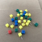Assorted Color Cube Push Pins In Pack of 50Pcs