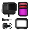 PULUZ Waterproof Housing Protective Case+Touch Screen Back Cover For GoPro NEW HERO/HERO6/5&Buckle Basic Mount &Screw&Filters