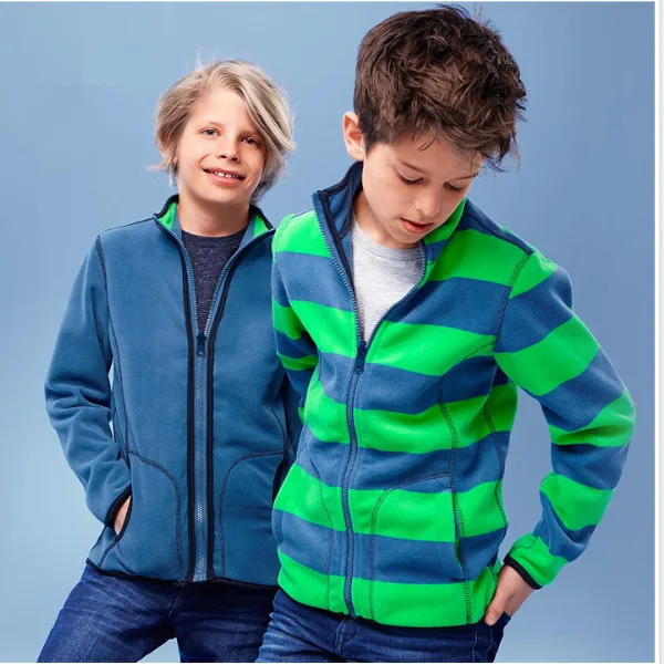 ME60003C double side fashion striped boys winter coat for children