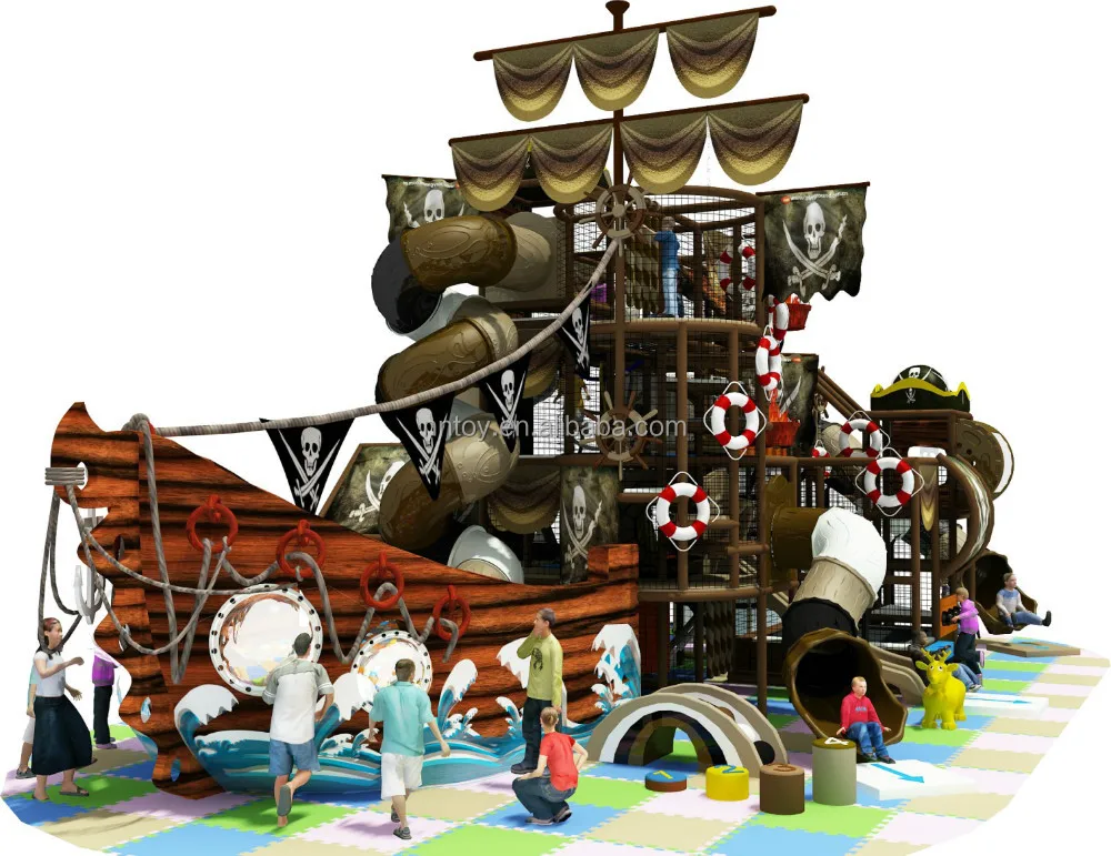 pirate ship themed playground