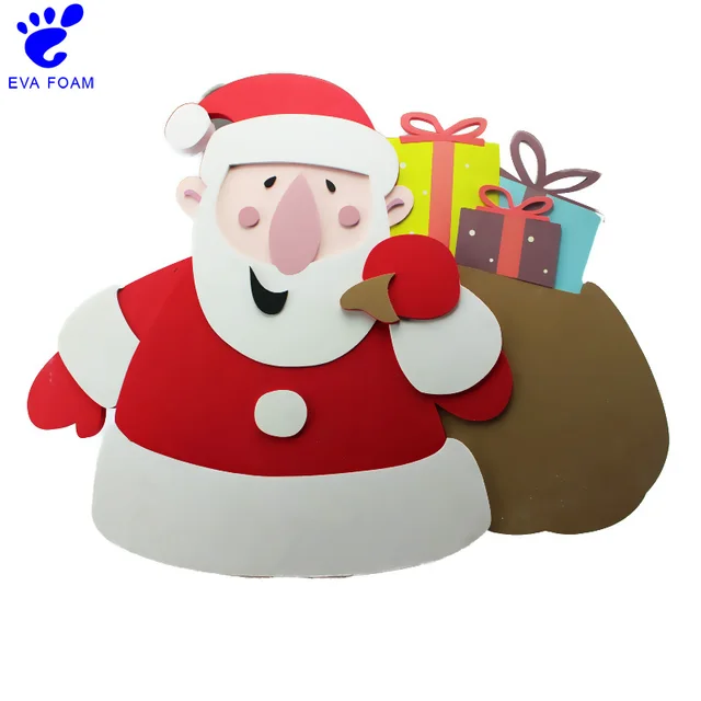 new arrival eva foam hanging father christmas figure decoration