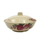 Melamine Plastic Food Bowl Cover,Melamine Soup Bowl With Cover