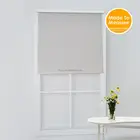 Fashionable Solid Color Daylight Roller Blinds with front valance for Window Decoration customized roller shade