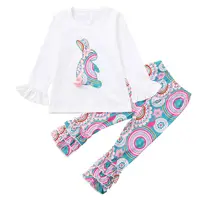 Ready To Ship Easter Baby Girls Long Sleeve Ruffle Rabbit T-Shirt & Flower Trouser Outfit
Ready To Ship Easter Baby Girls Long Sleeve Ruffle Rabbit T-Shirt & Flower Trouser Outfit