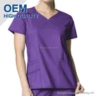 Purple Nurse Medical Uniform Scrub For Adults