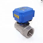 2 way proportional motorized rotary electronic timed auto drain ball valve with electric