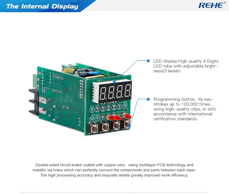 Factory Price Optical Zigbee Digital Smallest Size 48*48mm Single-phase Active Power Meter RH-P81 - ANKUX.COM