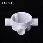 2019 High Quality Pipe Fitting Electrical PVC Conduit Fittings Plastic Circular Box Junction Box 3 Way Box
