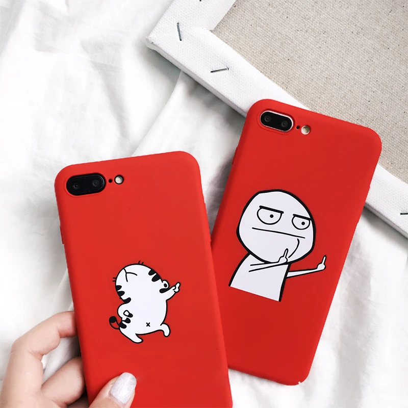 Cartoon Phone Case For iphone X Case For iphone 6S 7 8 Plus X Cover Dancing Cat Abstract Unicorn Middle Finger Cases
Cartoon Phone Case For iphone X Case For iphone 6S 7 8 Plus X Cover Dancing Cat Abstract Unicorn Middle Finger Cases