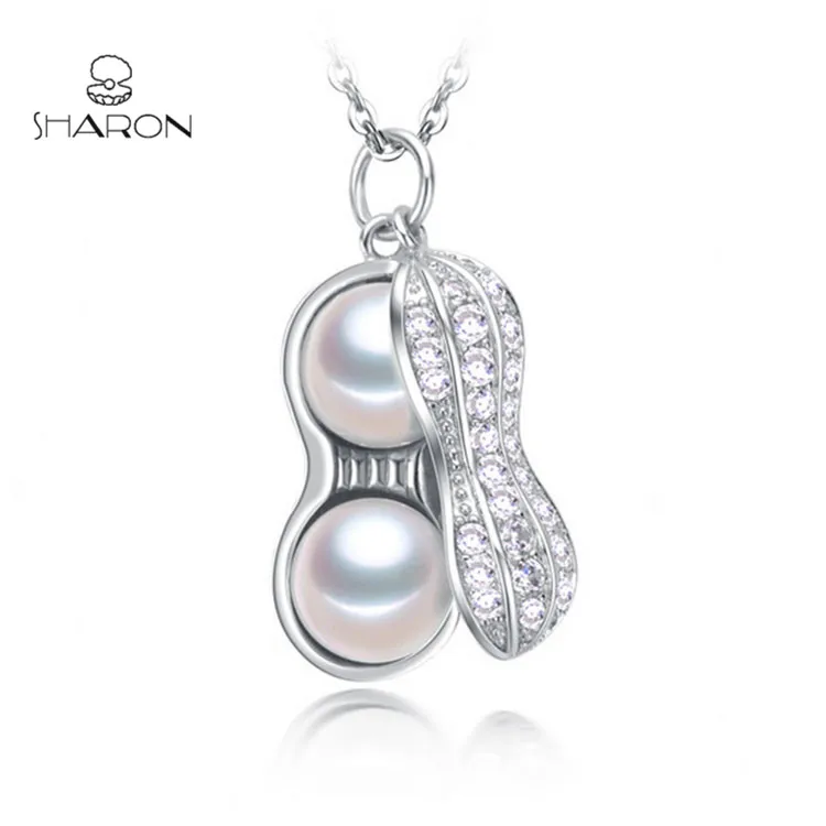 Antique Silver Peanut Jewelry Peanut Pearl Pendant Necklace Chain Women's Charm Gift Pearl Pendant Necklace
Antique Silver Peanut Jewelry Peanut Pearl Pendant Necklace Chain Women's Charm Gift Pearl Pendant Necklace
