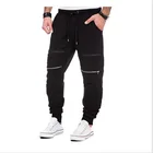 custom logo printed Spring jogger Polyester Cotton Mid pants men