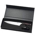 Amazon hot seller Knife Set 7CR17mov Stainless Steel 8" Chef Knife with sharpener Kitchen Knife Set