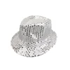 Group performance adults and children general models sequins hats men and women jazz hat stage dance performance show hat