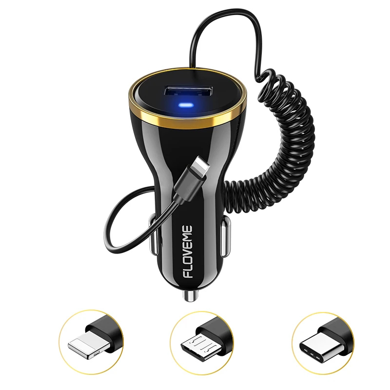 Free Shipping 1 Sample OK FLOVEME car charger qc2.0 spring wire usb car charger for mobile phones
Free Shipping 1 Sample OK FLOVEME car charger qc2.0 spring wire usb car charger for mobile phones