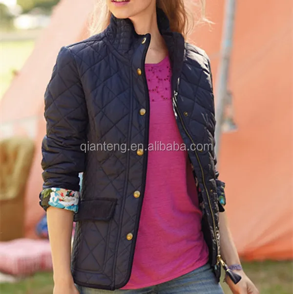 Quilted Cotton Padded Jacket For Women,Ladies Low Moq Factory Direct
