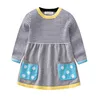 Autumn knit baby sweater For Girl toddler girl sweater Kids baby sweater dress Children Clothes Wholesale