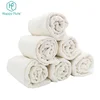 HappyFlute baby prefold cloth diaper insert soft unbleached cotton breathable softness