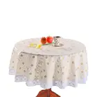 Polyester Tablecloth Printed and with Nonwoven backing 122gsm Wipeable comply with OEKOTEX and LFGB