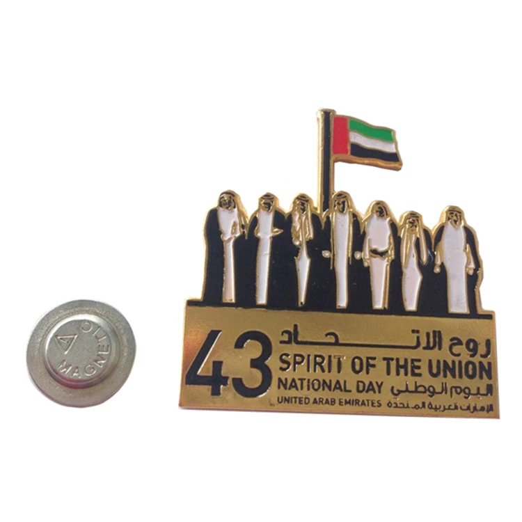 wholesale customized promotional advertising gifts badge metal