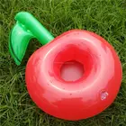 2018 new arrival Inflatable cherry cup holder pvc coconut cherry cool floating drink holder for sale