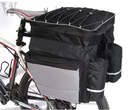 3 In 1 Lightweight Durable Waterproof Luggage Bicycle Pannier Bags for Cyclist, Black or customized waterproof bicycle pannier bags for cyclist
3 In 1 Lightweight Durable Waterproof Luggage Bicycle Pannier Bags for Cyclist, Black or customized waterproof bicycle pannier bags for cyclist