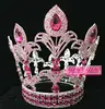 rhinestone colored custom beauty pink pageant crowns