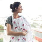 Wholesale Multi-Use Stretchy Breast Feeding Apron Covers Breathable Floral Scarf Nursing Cover For Baby