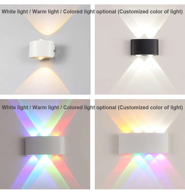 Exterior Wall Mounted RA80 30 Degree 6W 8W Neon Outdoor IP65 Wall LED Light