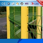 Curved Weld Wire Mesh PVC coated Galvanized 50*50mm Nylofor 3d Fencing Panels for High ways