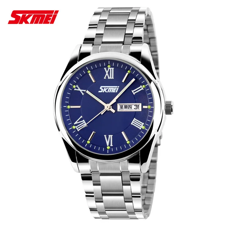 Name brand wholesale watches SKMEI mens watches in Alibaba stock quartz wristwatch men business watch