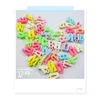 15mm Tiny Plastic Bead Bracelet Designs With Irregular Shapes And Light colors