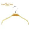 KINIDA Durable Wooden Cloth Hangers Natural Finish with Soft Non-slip Stripes