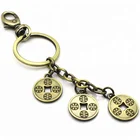 Old Chinese Coin Keychain ancient coin collection Chinese glass Photo Cabochon Keychain