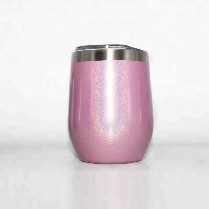 New product 12oz sparkly stainless steel double wall rainbow color wine glass mug
New product 12oz sparkly stainless steel double wall rainbow color wine glass mug