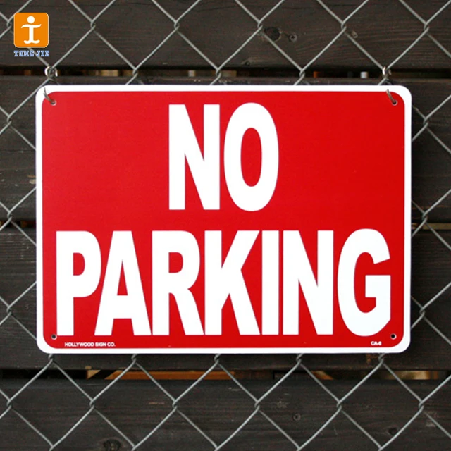 promotional parking sign