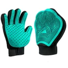 Dogs Cats Fur Removal Mitts Gentle Rubber Soft Brush Guants Massage Deshedding Tool Pet Glooming Brush Gloves