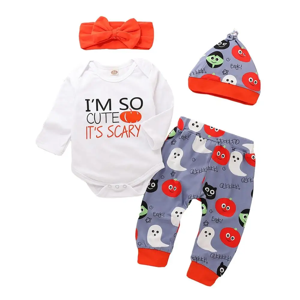 3pcs 2018 baby first halloween baby girl Boys clothes set autumn Newborn romper+Pants+hat Outfits Sets baby halloween gift, As picture
3pcs 2018 baby first halloween baby girl Boys clothes set autumn Newborn romper+Pants+hat Outfits Sets baby halloween gift, As picture
