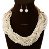 Women fashion accessories handmade statement necklace pearl necklace for bride GJ-086