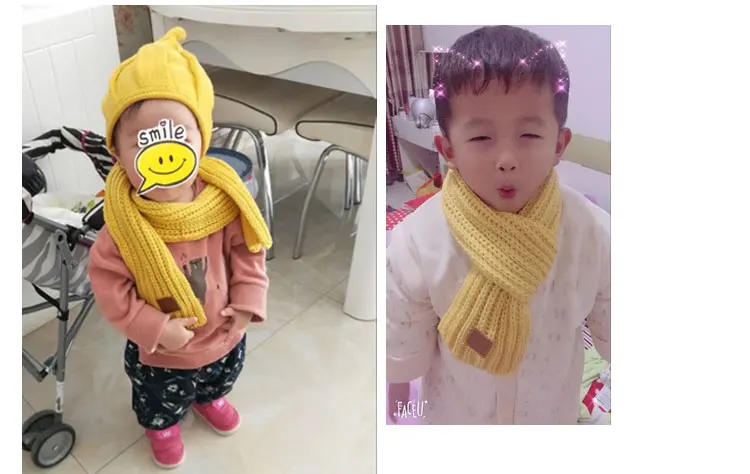 childrens scarf childrens winter scarf  childrens winter for boys scarf knitted warm red scarf scarves for girls (7)