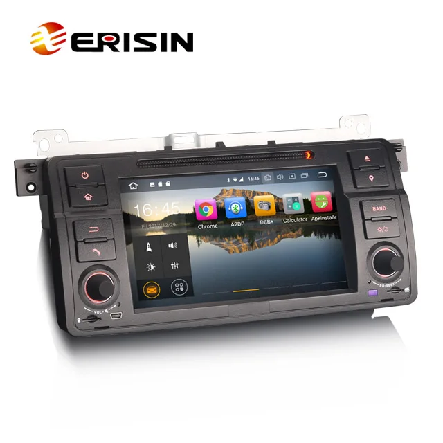 Erisin ES7446B 7 "Android 8,0 Автомобильный мультимедийный встроенный Автомобильный видеорегистратор и поддержка Bluetooth hands-free Функция