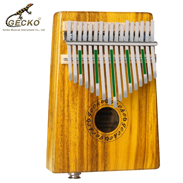 

Gecko K17KEQ Electric Kalimba 17 keys KOA Kalimba Mbira Thumb Piano Musical instruments