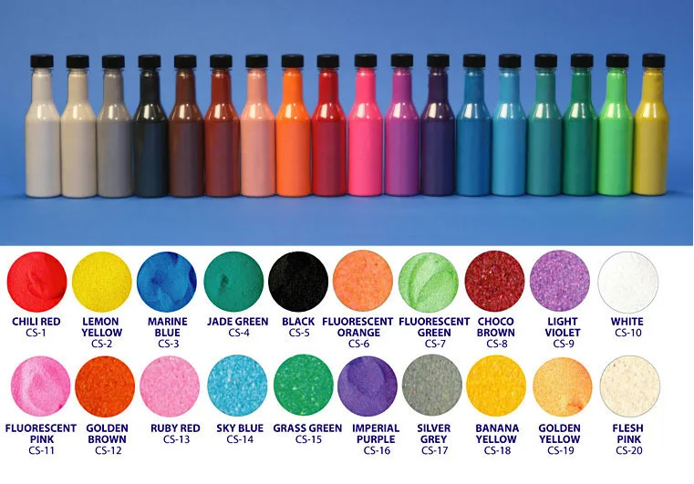 Colored sand,glass sand for decoration