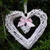 wedding wicker hanging heart / wicker hanging wreath
