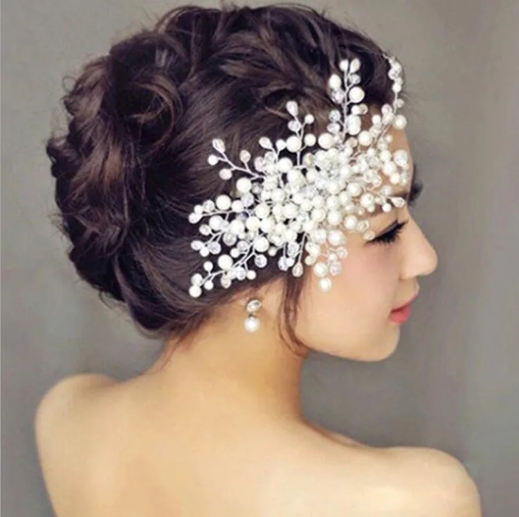 Copper Alloy Wedding Crystal Pearl Handmade Hair Comb Bridal Hair Comb, Silver,white
Copper Alloy Wedding Crystal Pearl Handmade Hair Comb Bridal Hair Comb, Silver,white